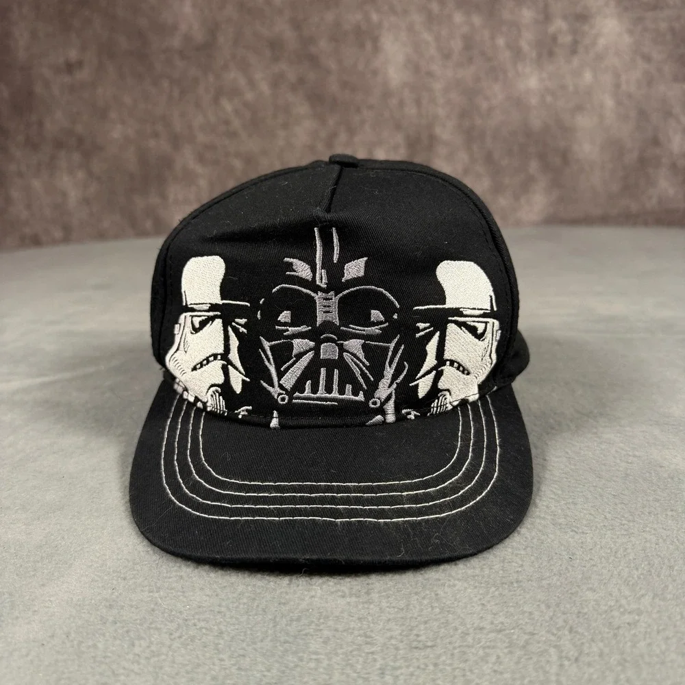 Star Wars Darth Vader‎ Stormtrooper Kids Snapback Hat Black Embroidered Cap